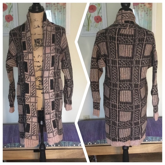Lineamaglia Sweaters - Lineamaglia Open Front Cardigan (M)